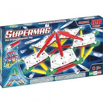 SUPERMAG Classic Primary Set de Construcción Magnética de 120 piezas