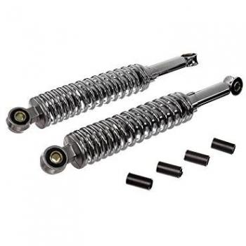 SWH Set: amortiguador, ajustable, cromo, longitud: aprox. Simson KR51 Schwalbe, SR4 Vogelserie