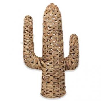 Figura Decorativa Cactus Marrón - 55x34x16cm