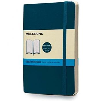 Moleskine Classic - Cuaderno de tapa blanda, color azul verdoso