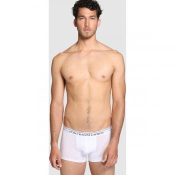 Polo Ralph Lauren Classic 3-Pack Black Boxer Trunks for Men - Cotton Stretch, Size XXL
