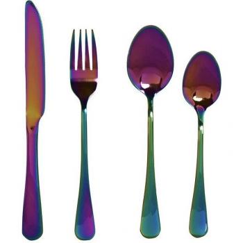 Cubertería Home ESPRIT Acero Inoxidable 16 Piezas