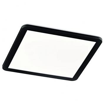 Plafón LED Cuadrado Regulable 22W Camilla Negro IP44