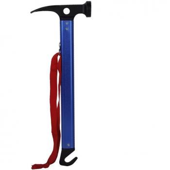 Multifuncional Martillo Camping de Alto Carbono de Color Azul