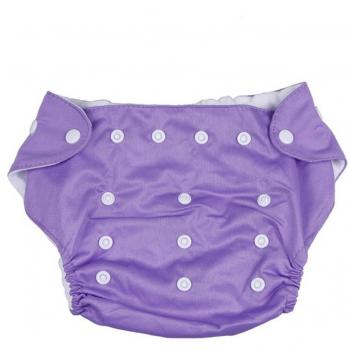La vogue Pañal Para Bebé/Cubrepañal/Braga De Niños De Tela Lavables Reutilizables Morado