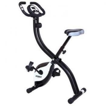 STRIALE SV 312 - Bicicleta plegable magnético, Negro / Blanco