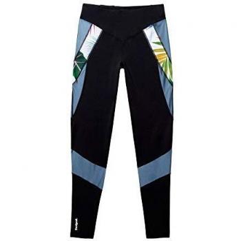 Desigual Leggings Bloques Bio para Mujer, Mujer, Leggings, 19SONK09, Negro, XL