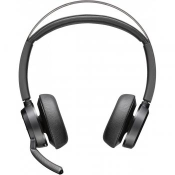 Auriculares USB-A POLY Voyager Focus 2 con certificación Microsoft Teams, inalámbricos y con cable