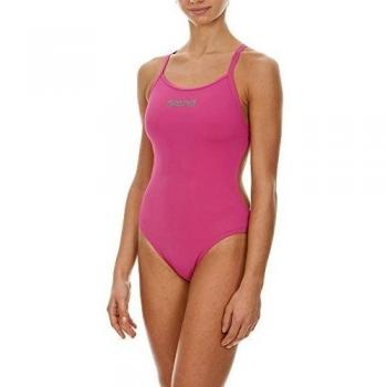 Arena Mast High – Bañador para mujer rosa Fresia Rose/Metallic Silver Talla:46 [DE 44]