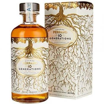 Pierre Ferrand Cognac Ferrand 10 GÉNÉRATIONS 1er Cru de Cognac Grande Champagne 46% Vol. 0,5l in Giftbox - 500 ml