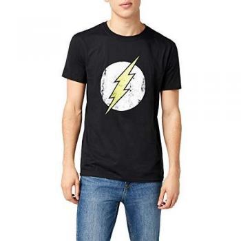 The Flash Logo Unisex - Black - XL- T-Shirt