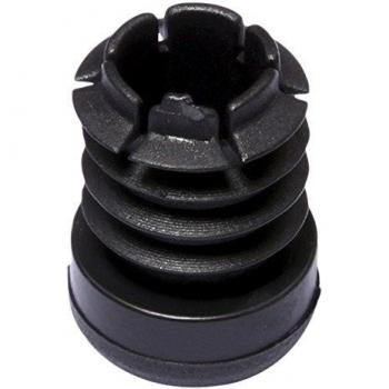 Brinox B75415N Contera Interior Redonda, Negro, Diámetro 16 mm, Set de 50 Piezas