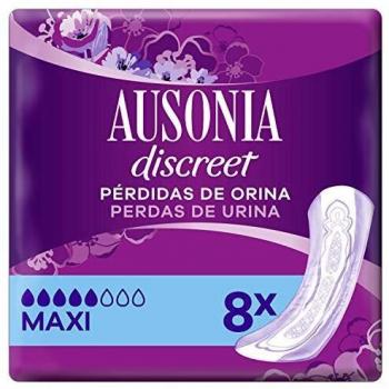 Ausonia Discreet Maxi Compresas Para Pérdidas De Orina x 8