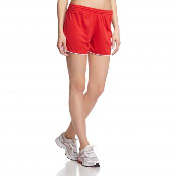 erima Classic 5 Cubos Pantalón Corto, Mujer, Rojo/Blanco, 44