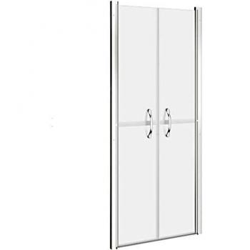 vidaXL Shower Door Frosted ESG 91x190 cm