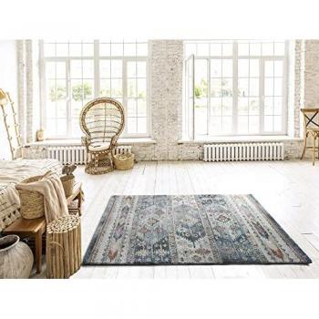 Alfombra Étnica Multicolor de Polipropileno Mirva 20047 - 200x290 cm
