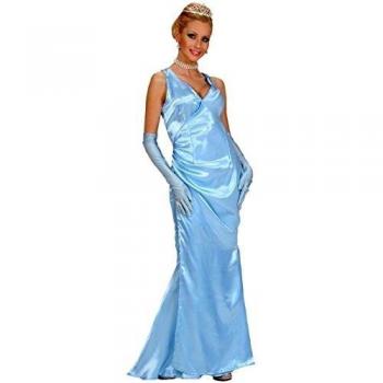 SATIN CELEBRITY BLUE (M) (dress gloves)