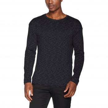 SELECTED HOMME Shnloft Ls O-Neck Tee, Suéter para Hombre, Azul