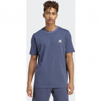 adidas Men's Manchester United Melange Essentials T-Shirt - Legend Ink Melange