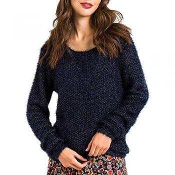 Naf Naf Jersey Lazo Azul para Mujer L Marino