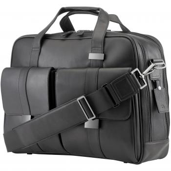 Funda para Portátil HP Ejecutivo Negro de Cuero 15.6 Top Load
