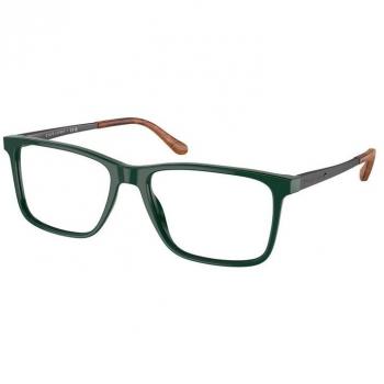 Ralph Lauren RL6133 Men's Square Green Eyeglasses Size 56