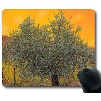 L 'ulivo Tra Le Vigne Custom Rectangular Mouse Pad rectangular Gaming Mousepad en 220 mm * 180 mm * 3 mm