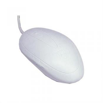 Ratón Médico Sellado Impermeable - 5 Botones - Cableado - PS/2 y USB - Color Blanco
