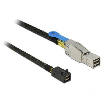 Cable Mini SAS HD SFF-8644 a Mini SAS HD SFF-8643 de 1 m - Delock 83618
