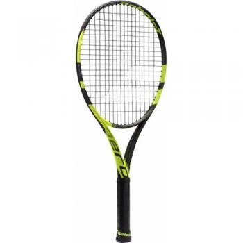 Babolat Junior Pure Aero 26 Tennis Racquet- Black/Yellow - GRIP 1