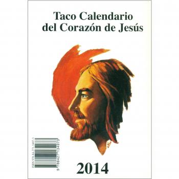 Taco Del Corazón De Jesús. Calendario De Pared 2014