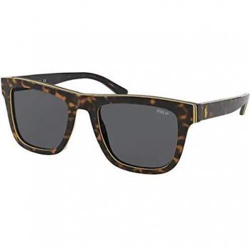 Polo Ralph Lauren PH4161 582787 Top Havana/Yellow PH4161 Square Sunglasses Lens Category 3 Size 52mm