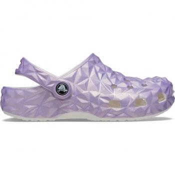Zuecos de niños Classic Iridescent Geo Clog K Crocs - Color: Iridiscente, Tipo: Zuecos, Talla: Variada, Material: Plástico. Sandalias y Flip-Flops Classic Unisex Cro