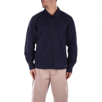 Woolrich Men's Blue Gabardine Overshirt Jacket - Size L