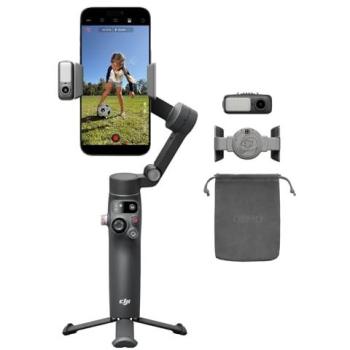 Estabilizador para Smartphones DJI Osmo Mobile 8 - Estabilización en 3 Ejes, Seguimiento Inteligente, Brazo Extensible y Autonomía de 10 Horas