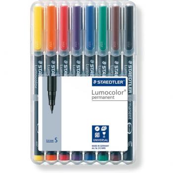 Staedler-Lumocolor Rotulador permanente, colores,