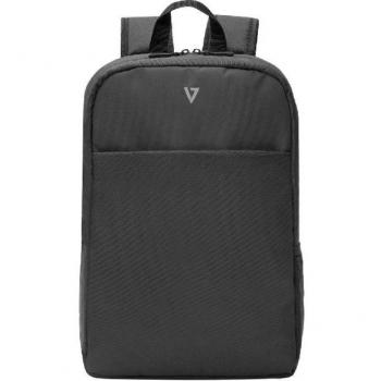 V7 Essential Laptop Backpack 16.1-inch Water Resistant Black (CBK16-BLK)