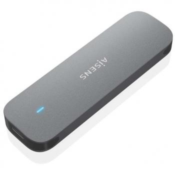 Caja Externa para Disco SSD M.2 SATA Aisens ASM2-006GRY/ USB 3.1/ Sin tornillos
