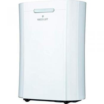 Haus & Luft HL-OS-10 Deshumidificador Eléctrico, 365 W, 2 litros, 50 Decibeles, ABS, 3 Velocidades, Blanco