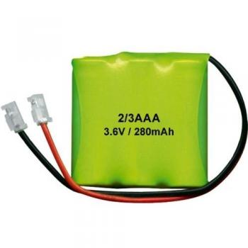 Pack de batería 3,6V/280mAh NI-MH.