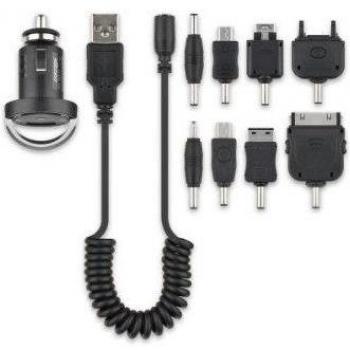 Cabstone - Cargador de coche y set de adaptadores para smartphones