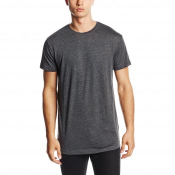 Urban Classics Men's Shaped Long Tee - Charcoal - Sizes S to 5XL