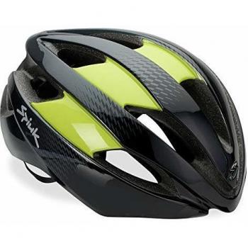 Spiuk Sportline Casco Eleo, Adultos Unisex, Negro/Amarillo,