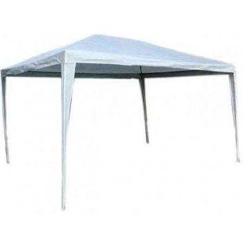 Gazebo desmontable de jardín blanco de rafia plástica Garden