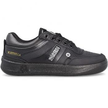 Zapatillas Deportivas Paredes Estrella Unisex de Piel Negra Talla 46