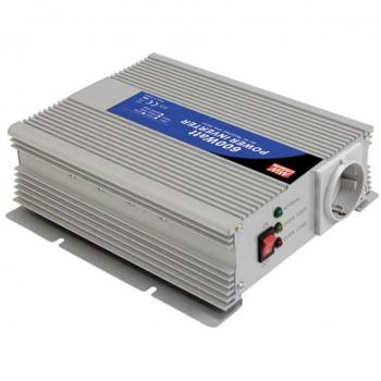 Convertidor DC-AC Mean Well 600W Onda Senoidal Modificada Toma de Tierra Lateral