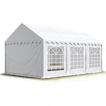 Carpa para fiestas TOOLPORT 3x6 m, PVC 700, impermeable, color blanco