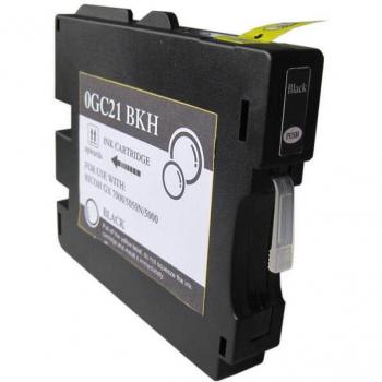 Cartucho de Tinta Pigmentada Genérico para Ricoh GC21K Negro 405532