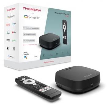 Caja Multimedia Thomson Streaming Box Plus 270 - 32GB - 4K UHD - Dolby Vision - Google TV - Asistente de Voz Integrado