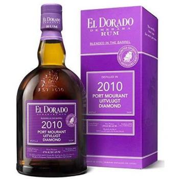 Ron El Dorado Uitvlugt Diamond 2010 - 2019 con vaso de regalo 70cl